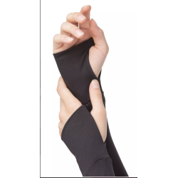 Crop top de manga larga - Elástico